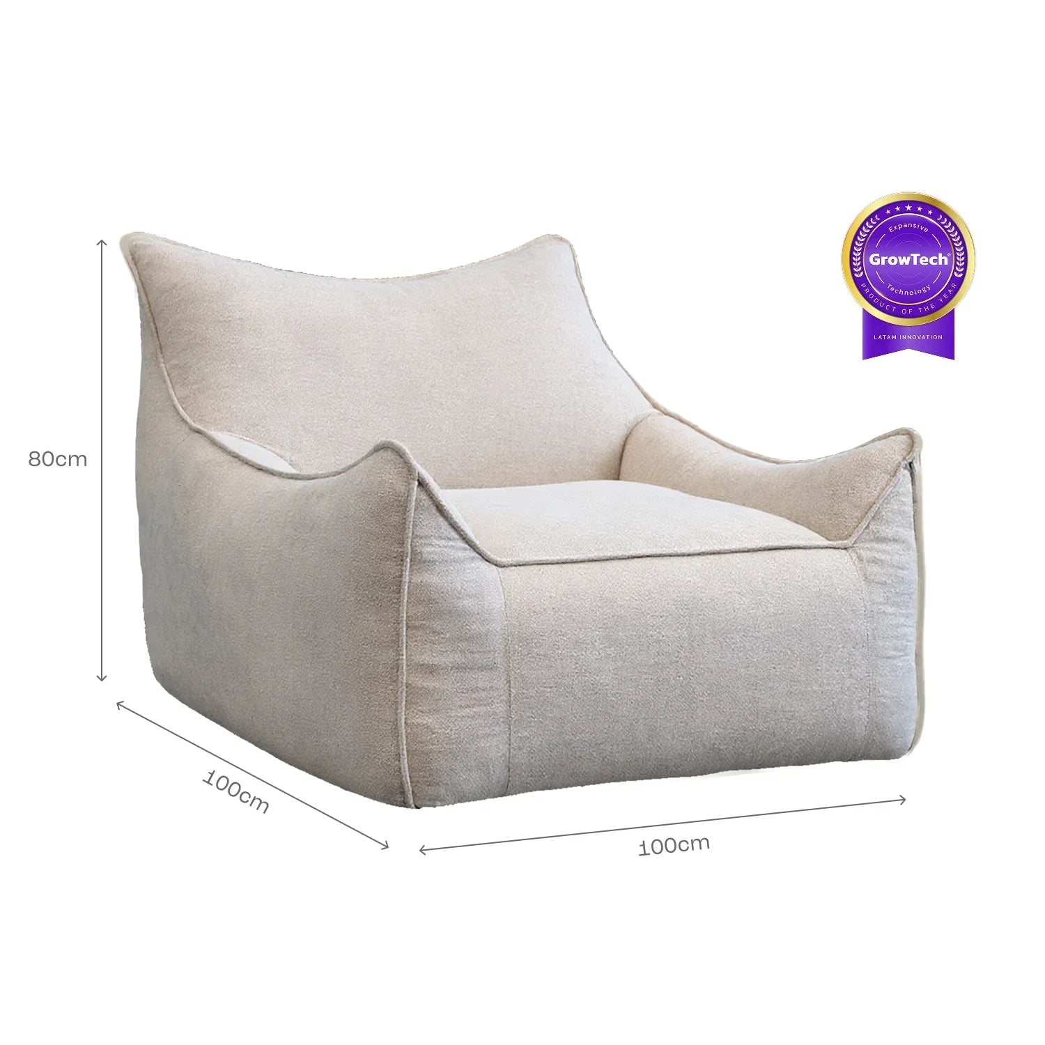 Poltrona Arya - Linho - Sofá na Caixa