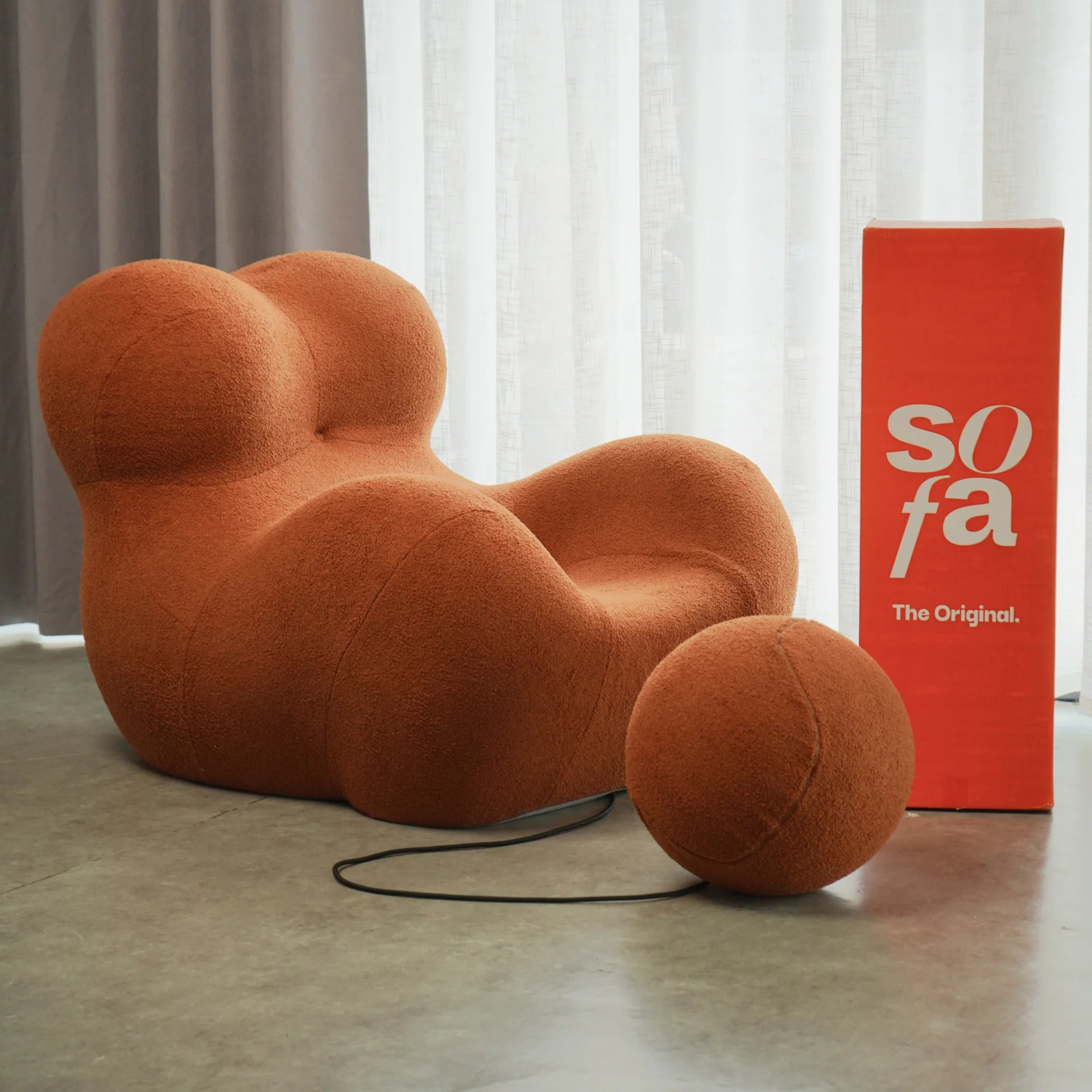 <tc>Sofa en la Caja</tc> Palla - Naranja