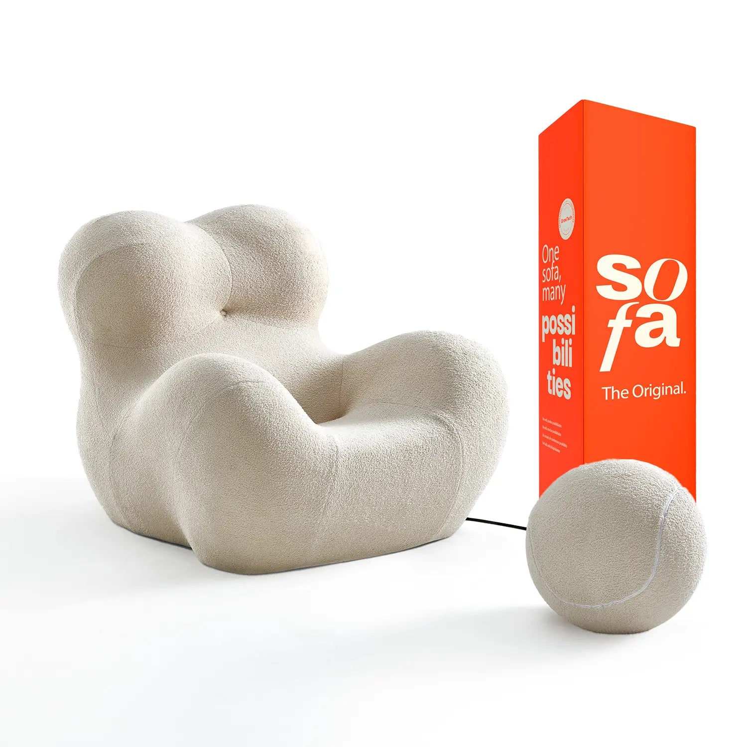 <tc>Sofa en la Caja</tc> Palla - Lino