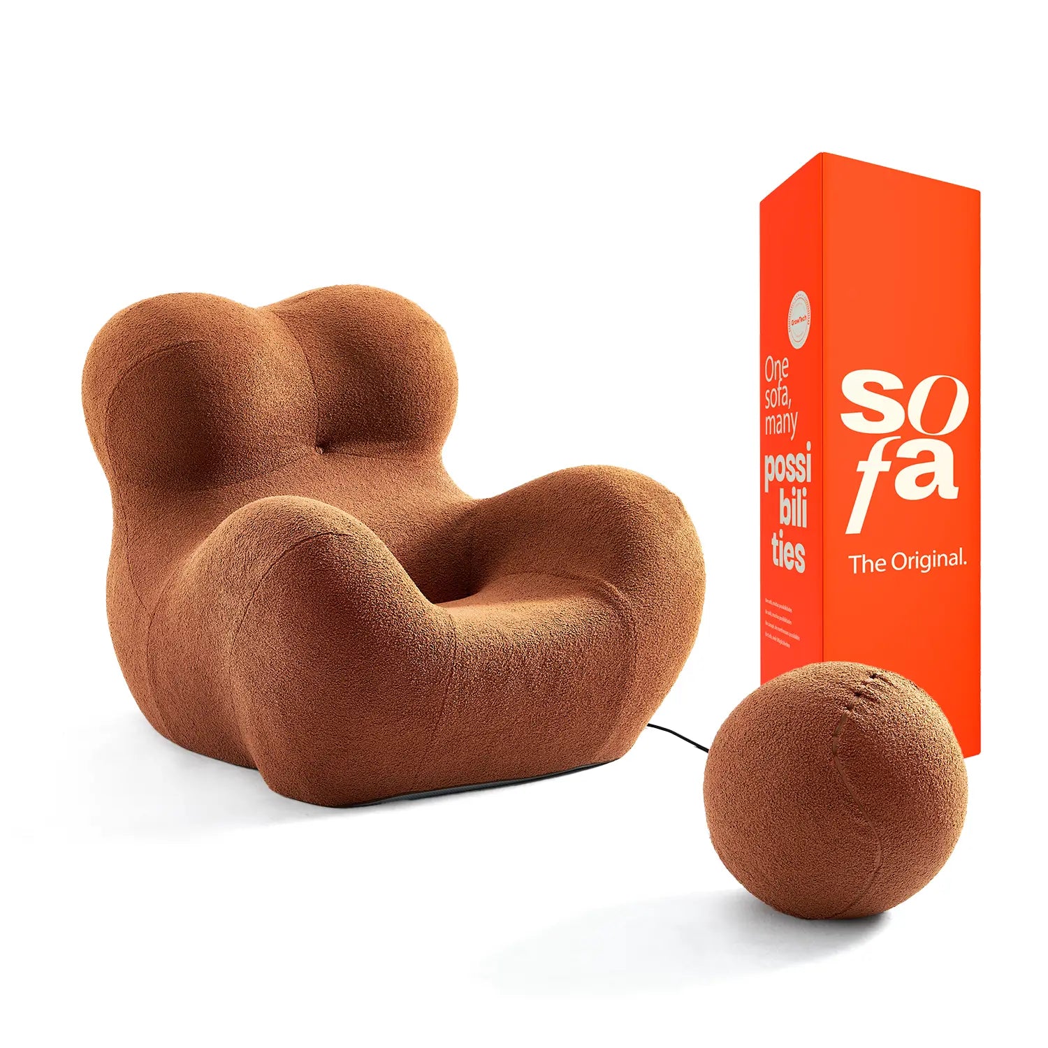 <tc>Sofa en la Caja</tc> Palla - Naranja