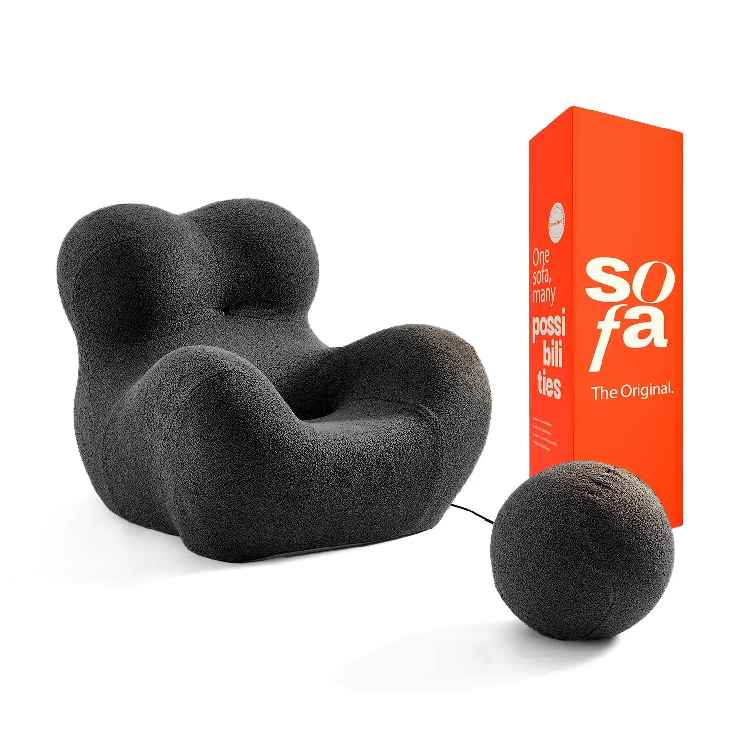 <tc>Sofa en la Caja</tc> Pala - Negro